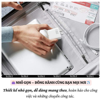 Bộ cóc củ dây sạc nhanh 20W USB C kèm dây Type C to L 30W PPS chống cháy hiệu WIWU GAN ESSEN Fast Charger cho iPhone 6 15 14 13 12 11 Pro Max cho iPad Air 10.2 9.7 10.5 inch S24 S25 Find Flip Fold - Hàng nhập khẩu