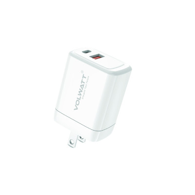 Củ sạc siêu nhanh Volwatt GE-35-C-M GaN 35W PD+QC Dual Ports - Hàng Chính Hãng Full Box