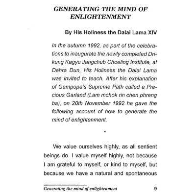 Sách - Phát Tâm Bồ Đề - Song Ngữ Anh Việt - Chính Thông Book