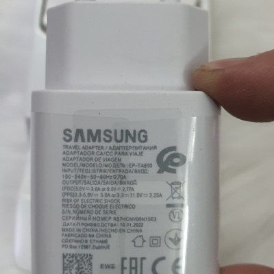 Bộ dây và củ sạc nhanh sam sung 25w type C - Hàng chính hãng