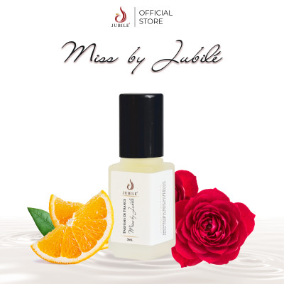 Miss by Jubilé - Tinh dầu nước hoa Pháp Nữ Minisize Dạng lăn 3ml Thơm Lâu, Sang Trọng, Quyến Rũ