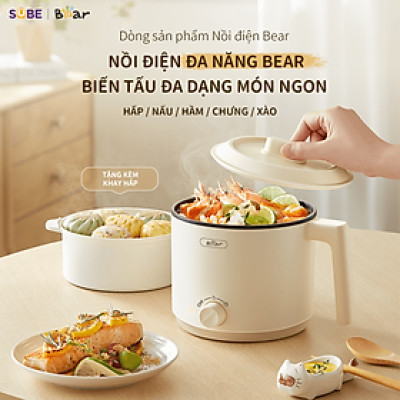 Nồi nấu điện đa năng Bear MC-4H16H Hàng chính hãng