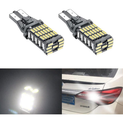 Đèn LED xi nhan ô tô T15 Bóng Đèn LED Lùi Xe Siêu Sáng T15 W16W 921 45 SMD 4014  cho ô-tô