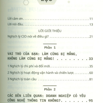 Nghịch Lý CIO  - Hóa Giải Các Mâu Thuẫn Của Lãnh Đạo IT (The CIO Paradox - Batting the Contradictions of IT Leadership) - Martha Heller; Vũ Cẩm Thanh dịch