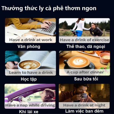 Máy pha cà phê tự động 2 trong 1 kiêm xay hạt cà phê DSP KA3055 - Công suất 1000W - HÀNG NHẬP KHẨU