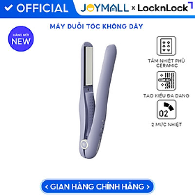 Máy Duỗi Tóc LocknLock ENA224PUP, Hàng Chính Hãng, Công Suất 15W,  Không Dây - JoyMall