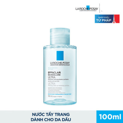 Nước Tẩy Trang Làm Sạch Sâu Và Kiểm Soát Bã Nhờn Cho Da Dầu Và Da Mụn La Roche Posay Effaclar Micellar Water 100ml