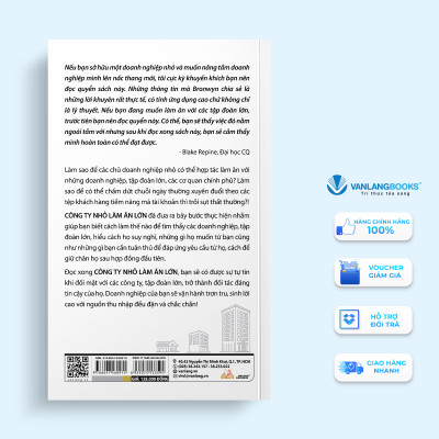 Công Ty Nhỏ Làm Ăn Lớn - Vanlangbooks