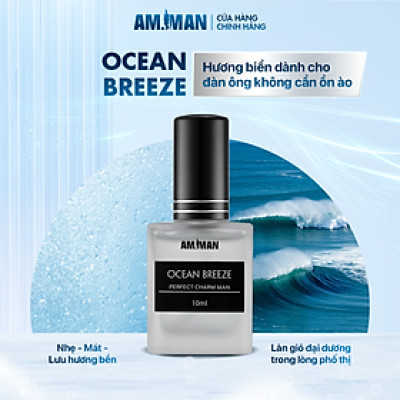 Nước hoa nam AM-MAN lịch lãm, sang trọng, hương thơm cuốn hút phái nữ, công sở, hẹn hò dung tích 10ml/chai