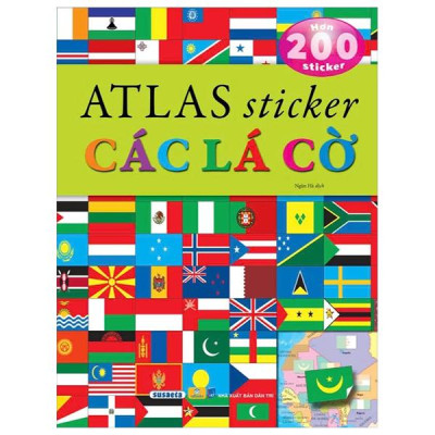 Sách - Atlas Sticker Các Lá Cờ