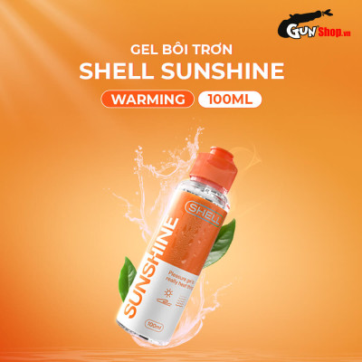 Gel bôi trơn ấm nóng - Shell Sunshine - Chai 100ml