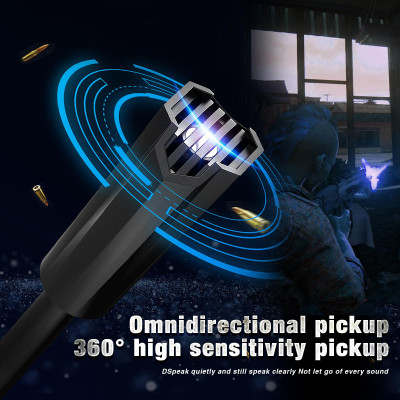 Micrô USB cho Máy tính thu nhận đa hướng 360 °  chiếu sáng RGB Cắm và có thể điều chỉnh