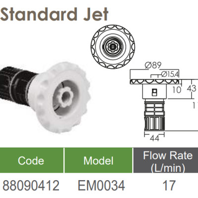 Vỏ mắt Massage Emaux EM0031(A) + Lõi EM0034