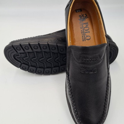 GIÀY LƯỜI NAM DA BÒ THẬT TỰ NHIÊN 100% DONAVY, ĐẾ CAO SU CAO CẤP THIẾT KẾ KHÂU VIỀN THỜI TRANG DGLK