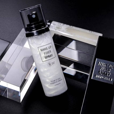 Xịt khóa Makeup Star Flash Make Up Spray 8 Hours Wear, Xịt giữ makeup cố định lớp trang điểm bắt sáng lâu trôi, hàng nhập khẩu