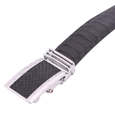 HP4321-22-25-43 - Thắt lưng nam da trăn Huy Hoàng vip 3,5P màu da nguyên thủy, đen, trắng, nâu