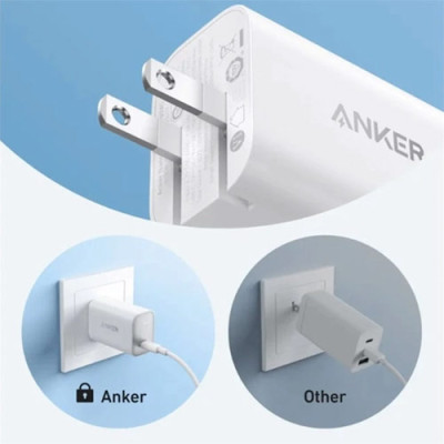 Combo cốc sạc Anker Nano 1C 100W + Cáp USB Type-C to Type-C B2679 - Hàng chính hãng