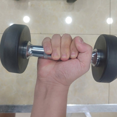Tạ Tay Dumbbells Cao Su Lõi Sắt Pro-Care Đài Loan - Các Mức Tạ 2.5Kg, 5Kg, 7.5Kg, 10Kg (1 Cái)
