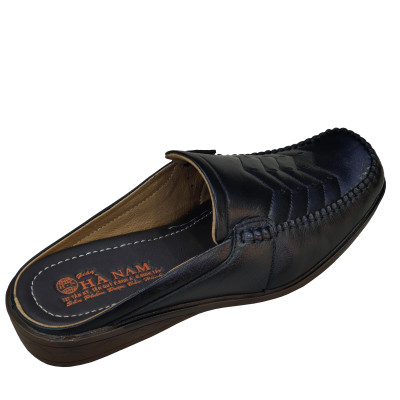 Dép Bít Mũi Nam HÀ NAM Da Bò Thật Cao Cấp GSB2095