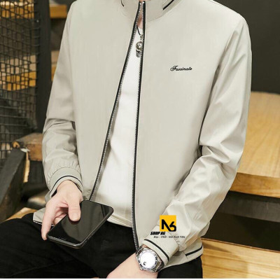 Áo Khoác Big Size Áo Khoác Dù Nam Có Cổ Trụ Chống Nắng Chống Nóng Chống Lạnh Chống Gió 2 Lớp Phối Logo Sọt Thời Trang Nam Tính Hàn Quốc Giá Tốt AD70 