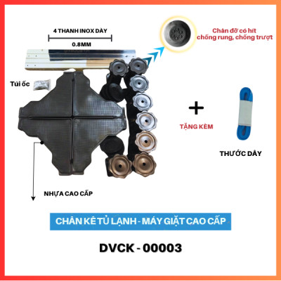 [HÀNG CHÍNH HÃNG] CHÂN KÊ MÁY GIẶT - TỦ LẠNH CAO CẤP DAIKIOSAN DVCK - 00003/54-80CM