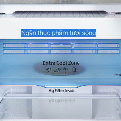 Tủ lạnh Panasonic Diệt Khuẩn 366L NR-TL381GVKV Lấy Nước Ngoài Kháng Khuẩn - Bộ Cảm biến Econavi - Ngăn Đá Trên - Hàng Chính Hãng