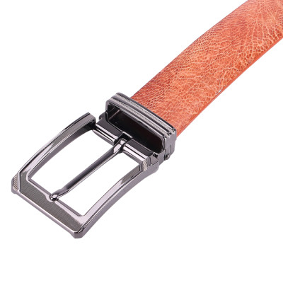 Dây nịt nam da đà điểu màu vàng bò HJ4403-07-19-23-35-40 