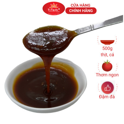 Xốt kho tiêu Titom gói 70g gia vị kho hoàn chỉnh dùng kho cá thịt