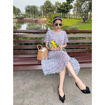 Baciami-Đầm hoa dập ly phôm rộng