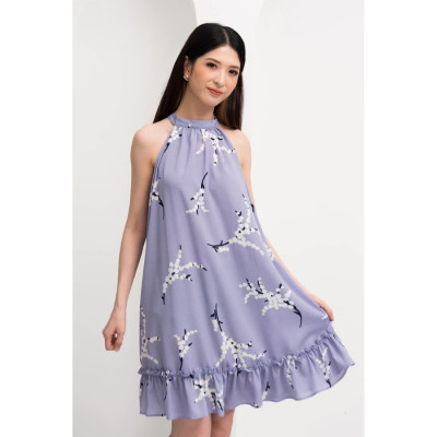 Đầm Chiffon Xòe Cổ Yếm Maxivic, La Mộc - LM62165B