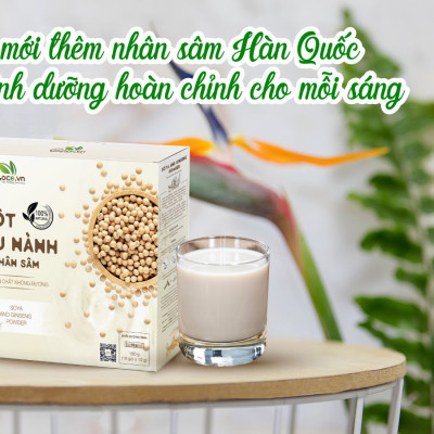 Bột đậu nành nhân sâm Goce - 180g (18 gói x 10g)