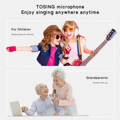 Micrô Karaoke không dây TOSING 008 có loa Bluetooth 2 trong 1 cho IOS
