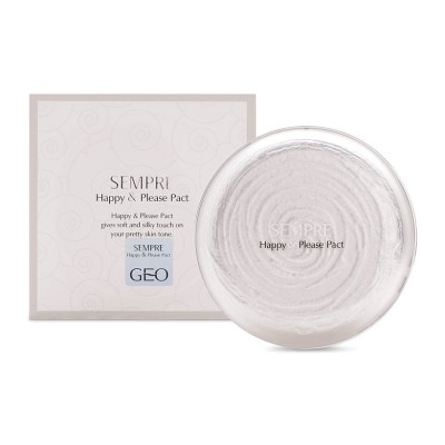 Phấn Phủ Siêu Mịn Sempre Happy & Please Pact #02 Geo