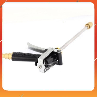 Vòi Xịt️Evoucher Bộ dây vòi xịt nước rửa xe, tưới cây , tăng áp 3 lần, loại 15m 206318 đầu đồng, cút, nối đen