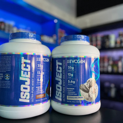 Evogen Whey Protein IsoJect (57 Lần Dùng) - Sữa Tăng Cơ 100% Whey Protein Isolate, Hỗ Trợ Tăng Cơ