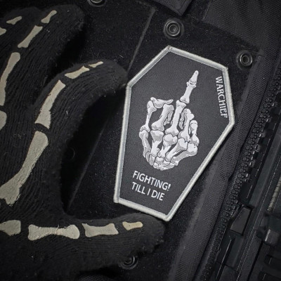 Patch_velcro chiến thuật Fighting! Till I Die_Warchief
