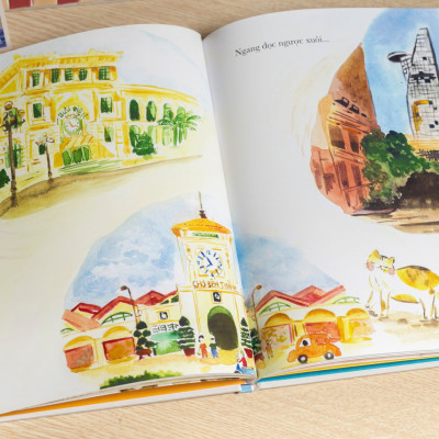 Sách - Bụi ở Sài Gòn - Em yêu Việt Nam mình - Lionbooks