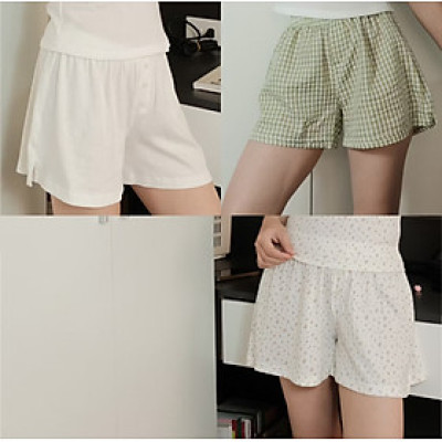 Combo 3 quần đùi/ quần short ngắn mặc nhà cotton thoáng mát- TidyUp