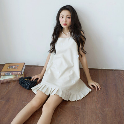 Đầm hai dây nữ bản to dáng suông phong cách tiểu thơ sang trọng Simmy Miều Est.2013