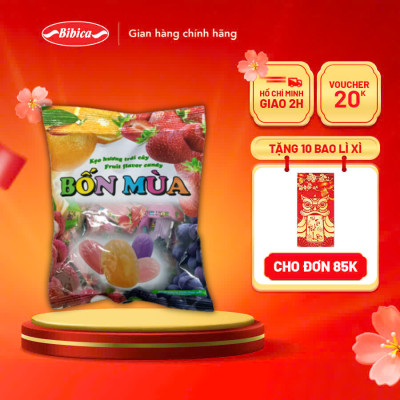 Combo 3 Kẹo Cứng Trái Cây Bốn Mùa Bibica 70g