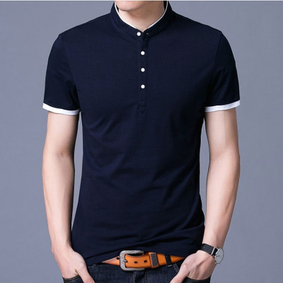 Áo thun nam ngắn tay cổ trụ thời trang SITAKI cao cấp ATN01