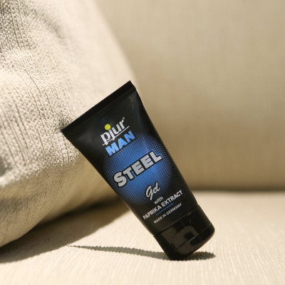 Gel dưỡng tăng cường sinh lý nam Pjur Man Steel 50ml kéo dài thời gian quan hệ, tăng cường dương và lưu thông máu