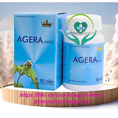 Kingphar agera Extra -Hộp 50 viên - Hỗ Trợ Giảm Nghẹt Mũi,hắt hơi và sổ mũi, nhức đầu do viêm mũi dị ứng, viêm xoang