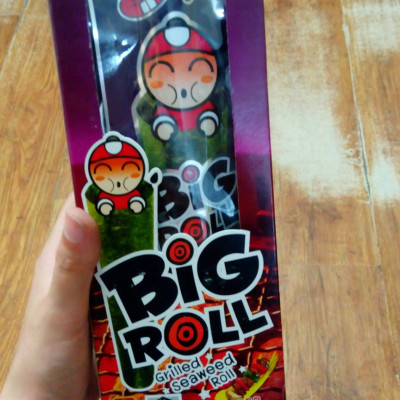 Hộp 6 gói Snack rong biển Tao Kae Noi Big Roll vị Thị nướng (3,6g)