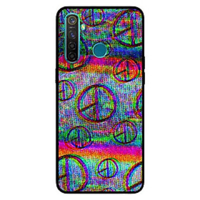Ốp Lưng in cho Realme 5 Pro Mẫu Peace Vòng Tròn 2 - Hàng Chính Hãng