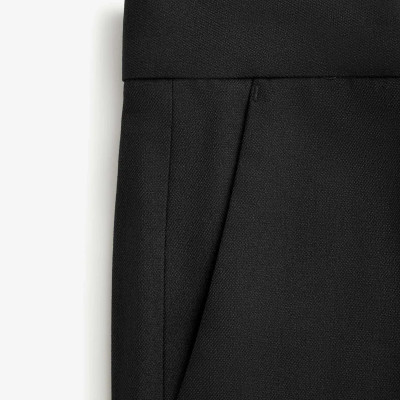 Quần tây nam màu đen form suông dài ngang mắt cá chân. Form Slim cropped - ROUTINE 10F24PFO002 | LASTORE MENSWEAR