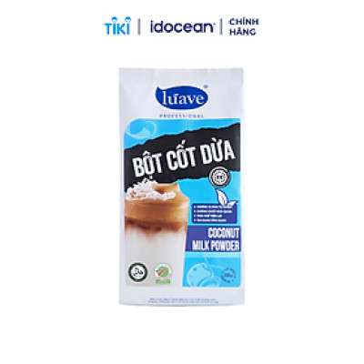 Bột cốt dừa Lúave 500g (Bột sữa dừa) - Pha chế, làm bánh, làm kem, làm rau câu,...