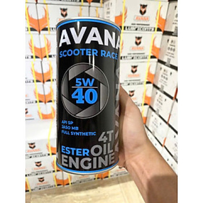 Nhớt Xe Tay Ga AVANA SCOOTER RACE 5W40 800 ml API SP/JASO MB ESTER
