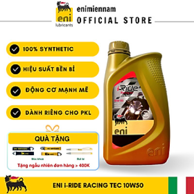 NHỚT ENI I-RIDE RACING TEC 10W50 CHO XE MOTO PKL