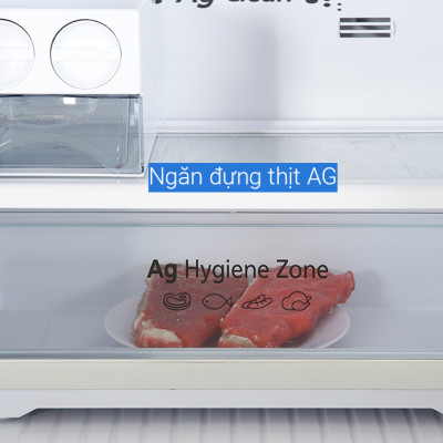 Tủ lạnh Panasonic Diệt Khuẩn 366L NR-TL381GVKV Lấy Nước Ngoài Kháng Khuẩn - Bộ Cảm biến Econavi - Ngăn Đá Trên - Hàng Chính Hãng